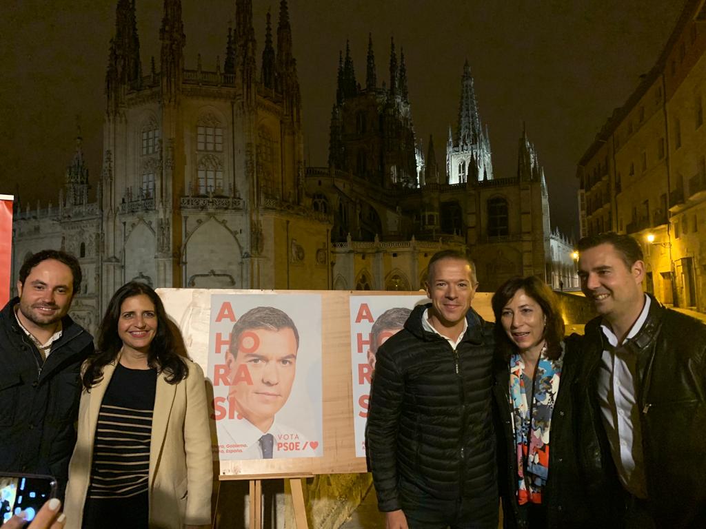 De la Rosa señala que el PSOE se presenta a las elecciones con los mejores candidatos para defender los intereses de Burgos y su provincia